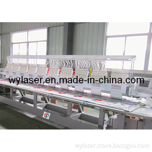 Computerized 10 Heads Embroidery Machine for Flat Industrial